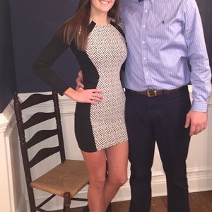 Figure-hugging dress!